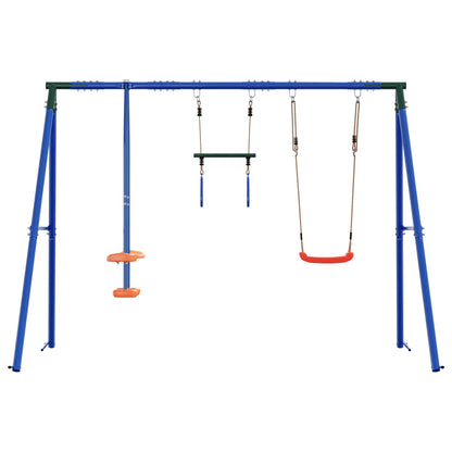 Houpací Set Na Zahradu Vícebarevný 263 X 185 X 185 Cm Ocel A Pe