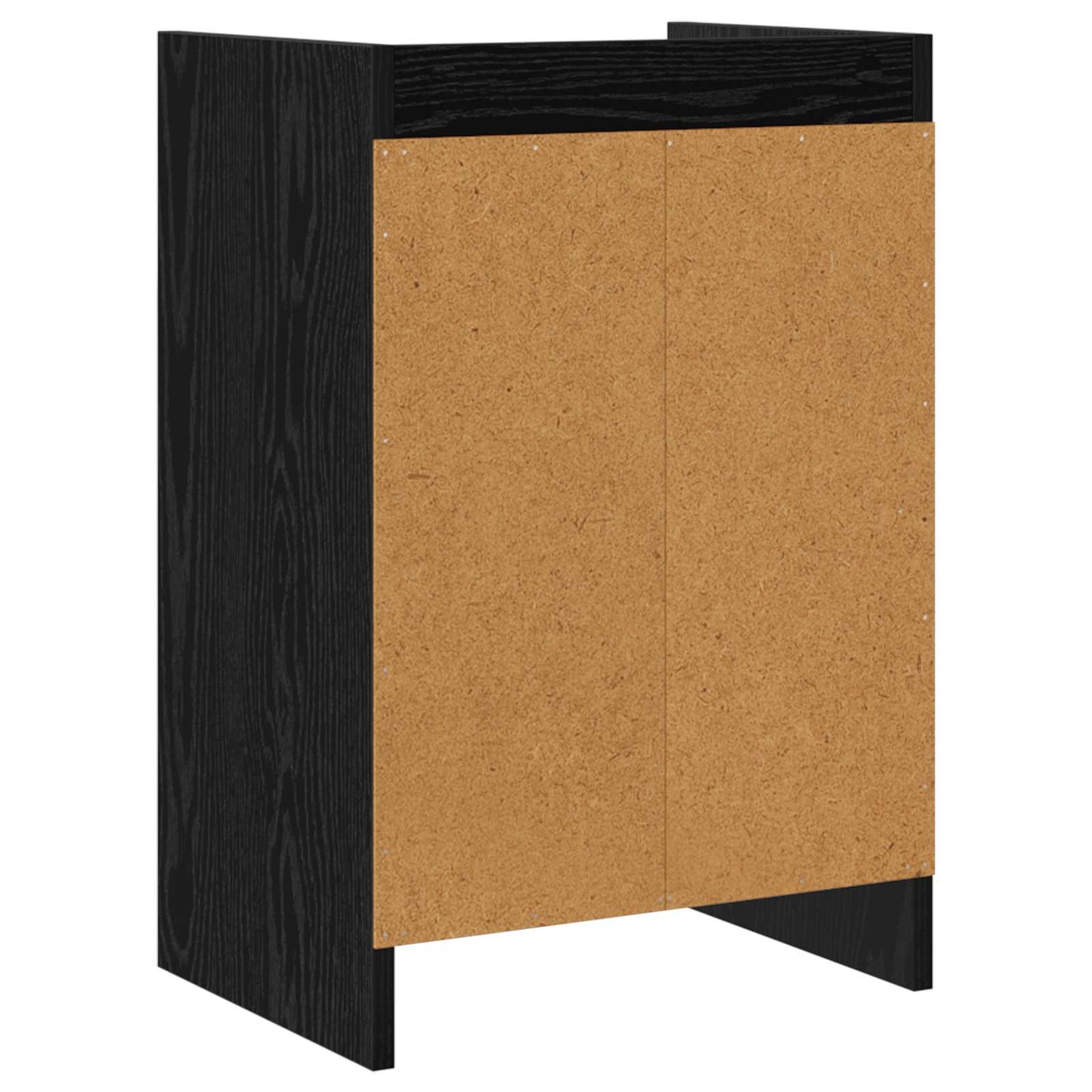 Noční Stolky 2 Pcs Černý Dub 40 X 30 X 60 Cm Kompozitní Dřevo