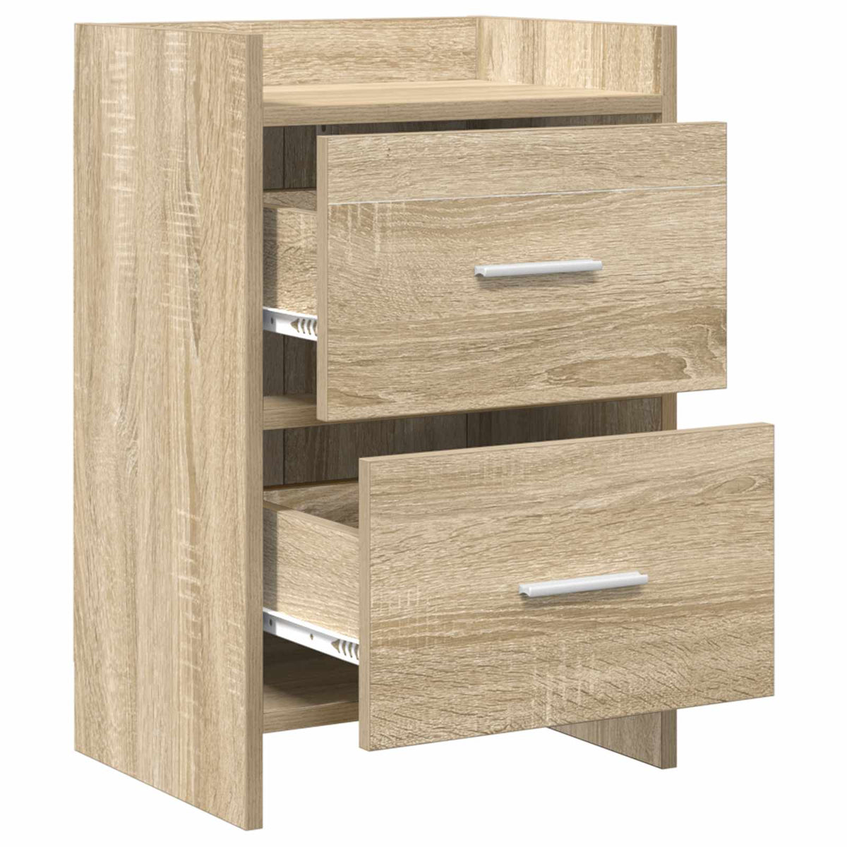 Noční Stolky 2 Pcs Dub Sonoma 40 X 30 X 60 Cm Kompozitní Dřevo