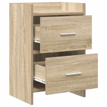 Noční Stolky 2 Pcs Dub Sonoma 40 X 30 X 60 Cm Kompozitní Dřevo