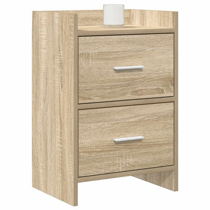 Noční Stolky 2 Pcs Dub Sonoma 40 X 30 X 60 Cm Kompozitní Dřevo