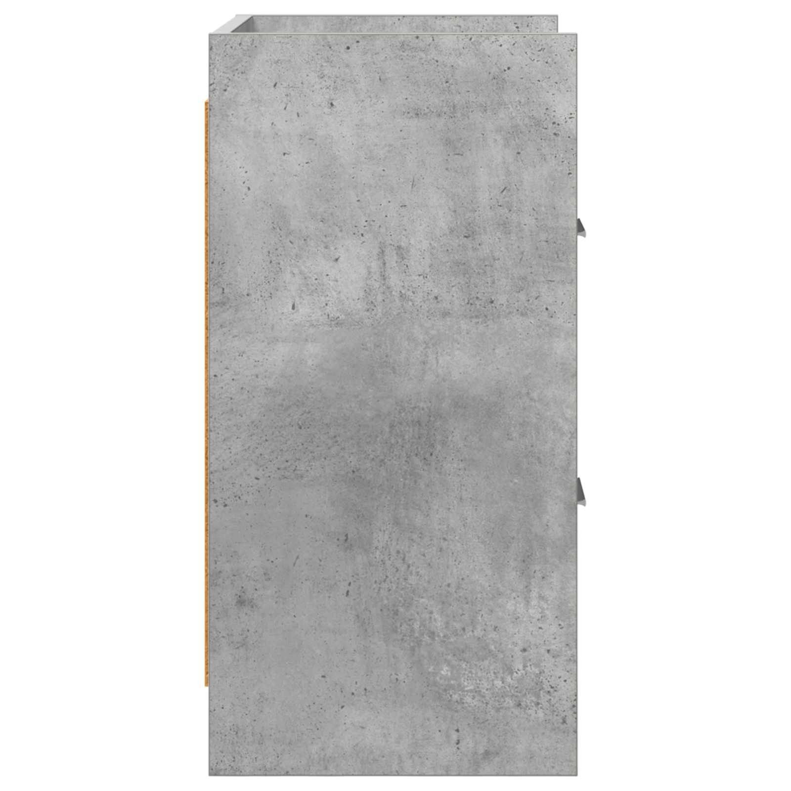 Noční Stolky 2 Pcs Betonově Šedá 40 X 30 X 60 Cm