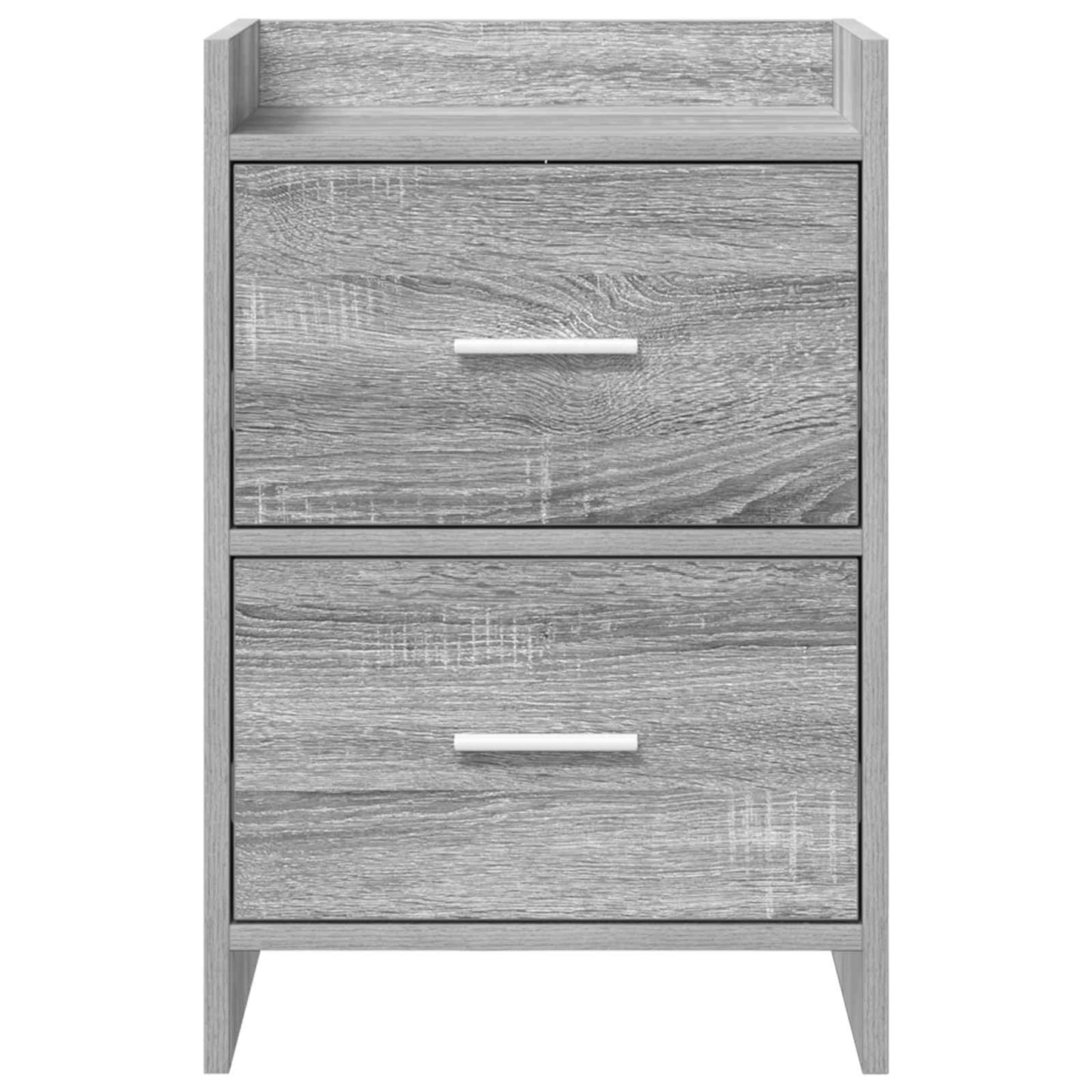 Noční Stolky 2 Pcs Šedý Sonoma 40 X 30 X 60 Cm Kompozitní Dřevo