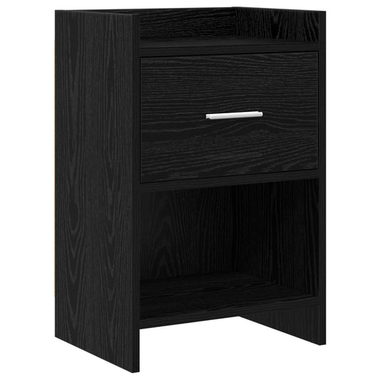 Noční Stolky Černý Dub 40 X 30 X 60 Cm Kompozitní Dřevo