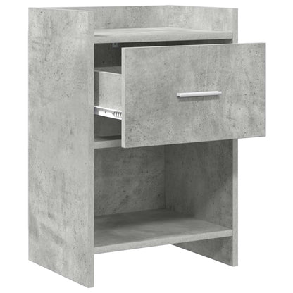 Noční Stolky 2 Pcs Betonově Šedá 40 X 30 X 60 Cm