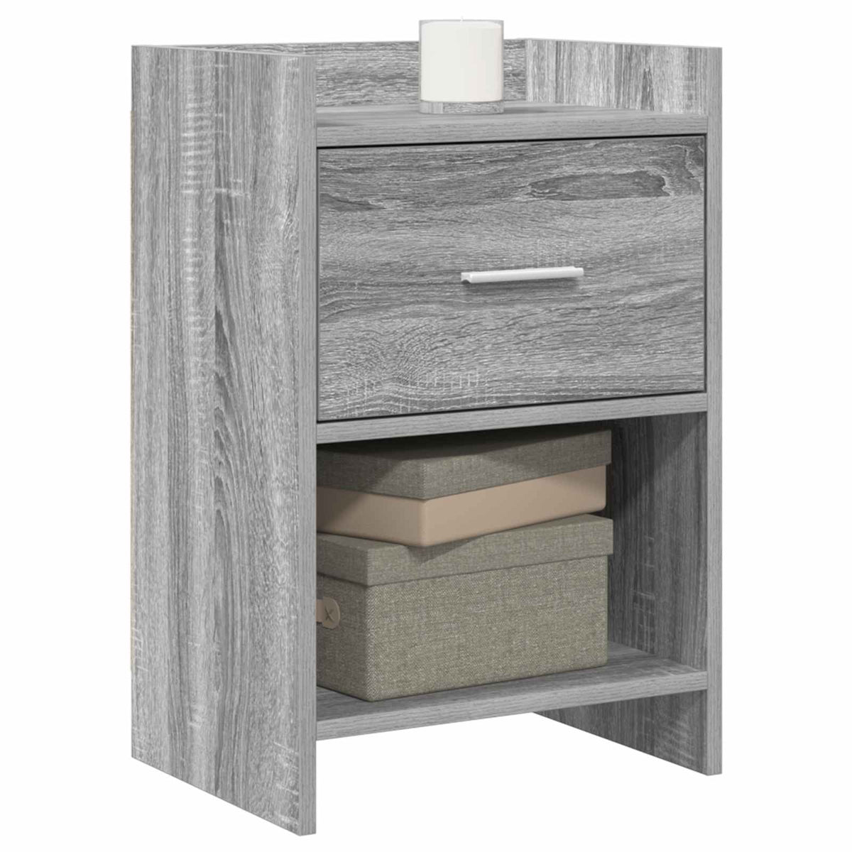 Noční Stolky 2 Pcs Šedý Sonoma 40 X 30 X 60 Cm Kompozitní Dřevo