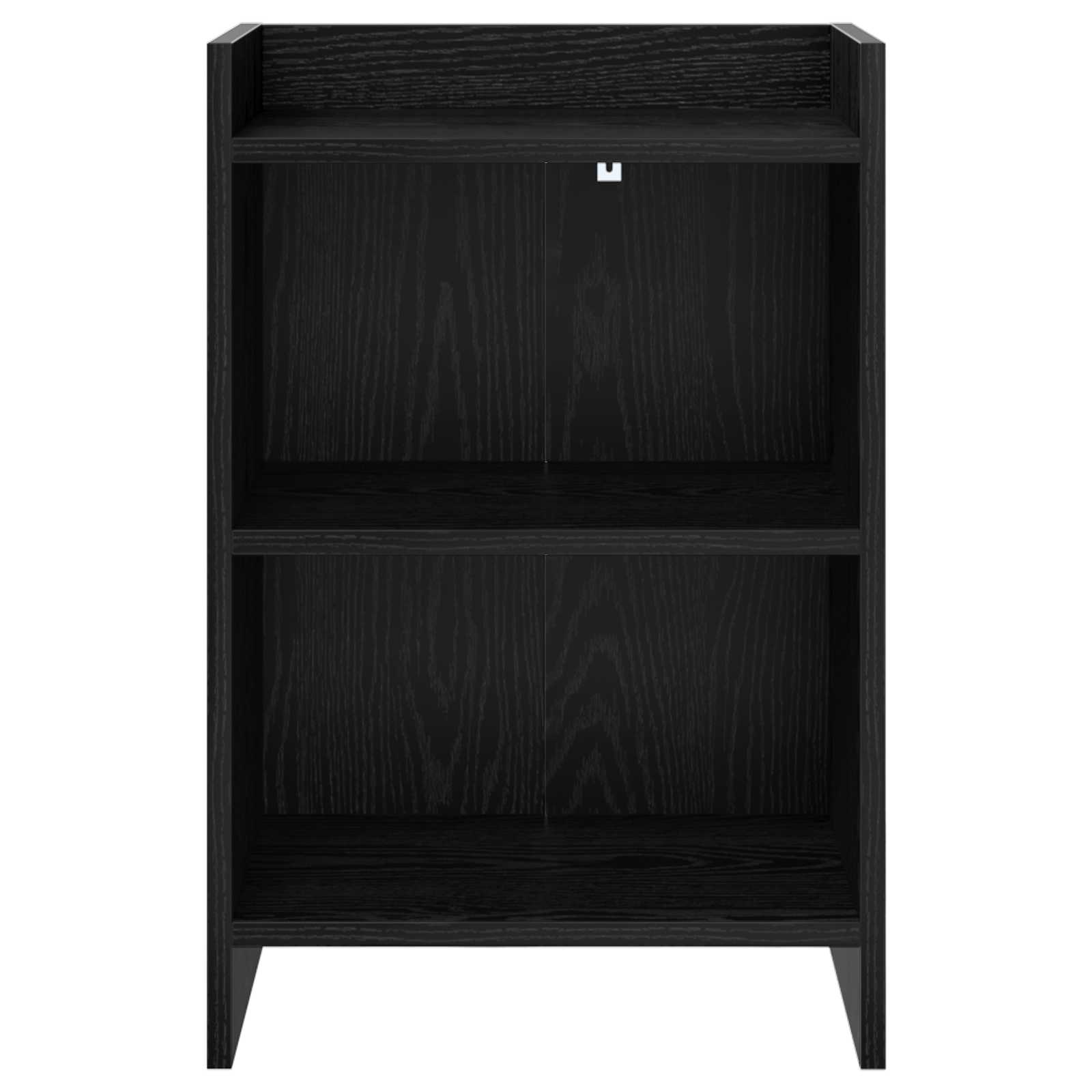 Noční Stolky 2 Pcs Černý Dub 40 X 30 X 60 Cm Kompozitní Dřevo