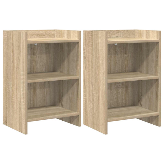 Noční Stolky 2 Pcs Dub Sonoma 40 X 30 X 60 Cm Kompozitní Dřevo