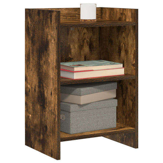 Noční Stolky 2 Pcs Kouřový Dub 40 X 30 X 60 Cm Kompozitní Dřevo