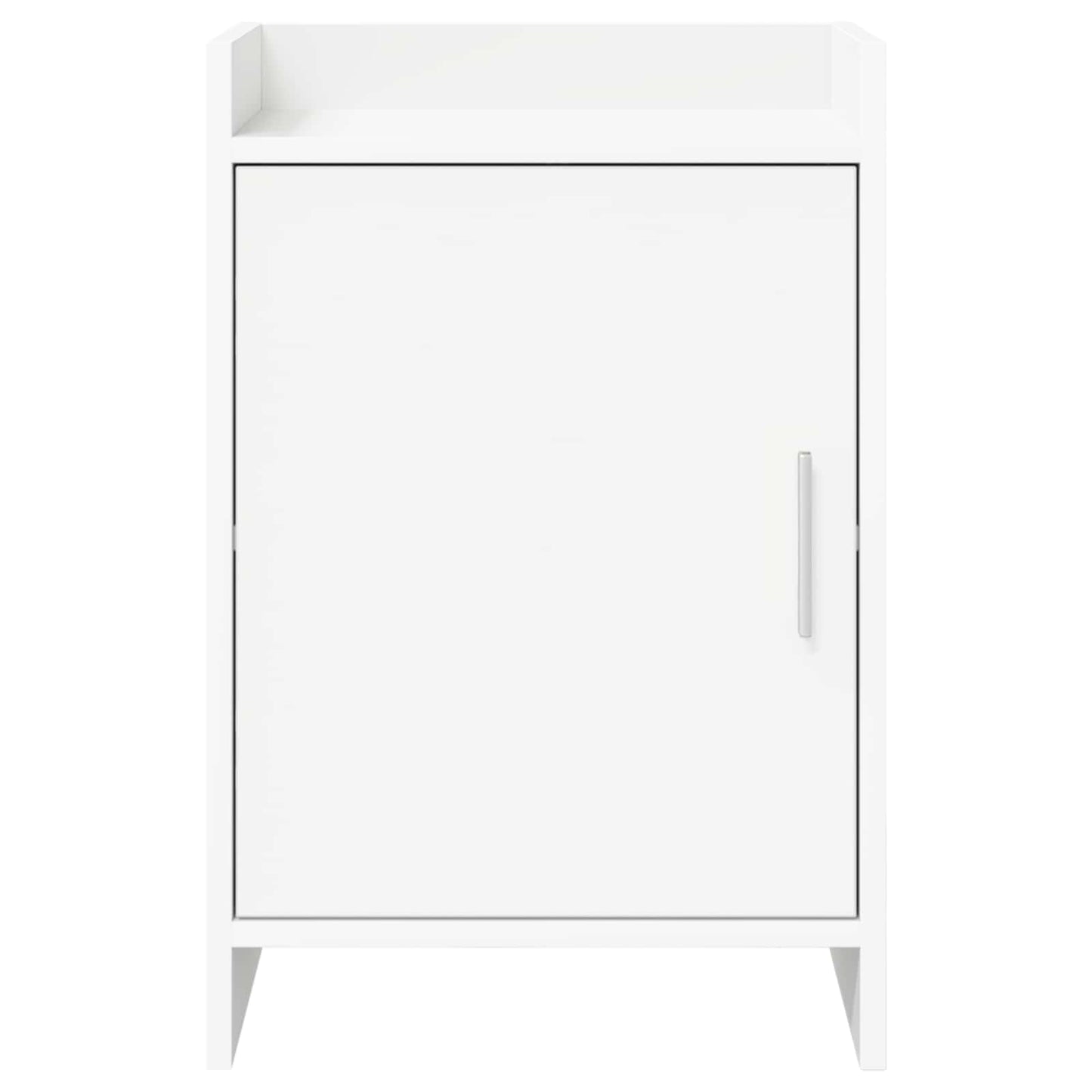 Noční Stolky 2 Pcs Bílá 40 X 30 X 60 Cm Kompozitní Dřevo