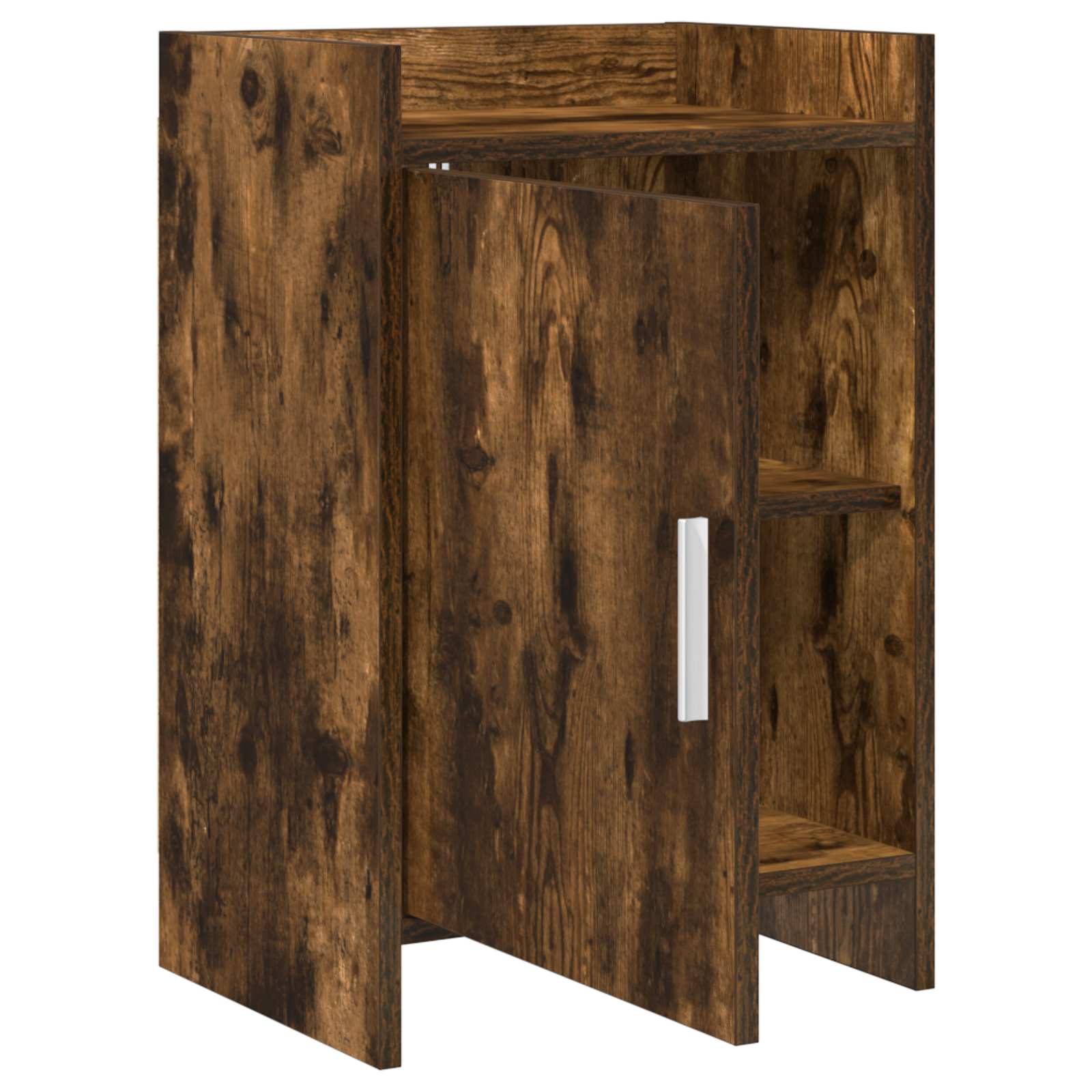 Noční Stolky 2 Pcs Kouřový Dub 40 X 30 X 60 Cm Kompozitní Dřevo