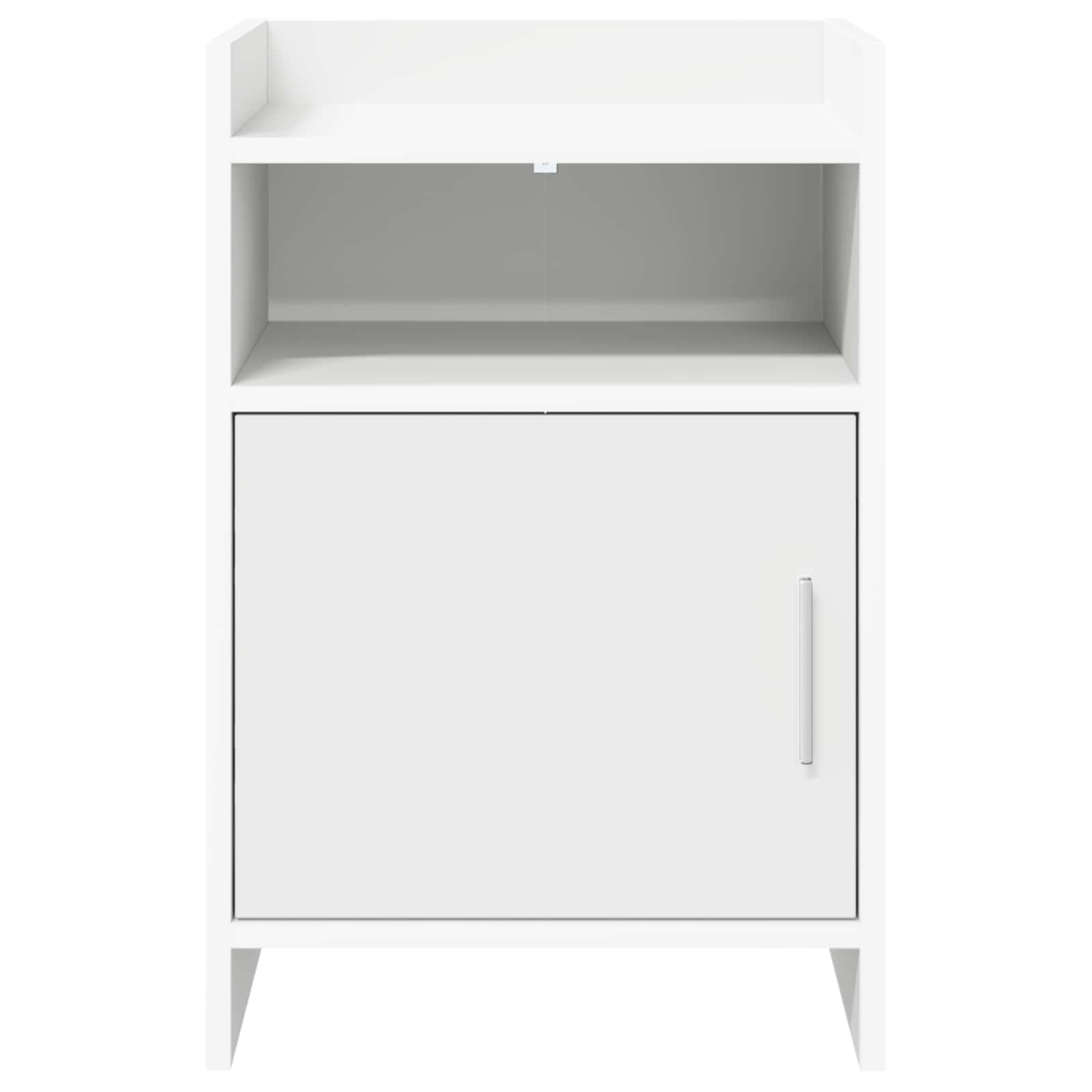 Noční Stolky 2 Pcs Bílá 40 X 36 X 60 Cm Kompozitní Dřevo