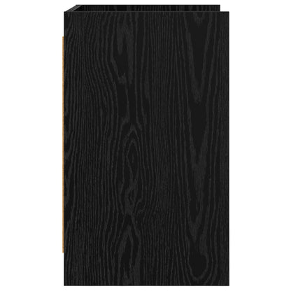 Noční Stolky 2 Pcs Černý Dub 40 X 36 X 60 Cm Kompozitní Dřevo