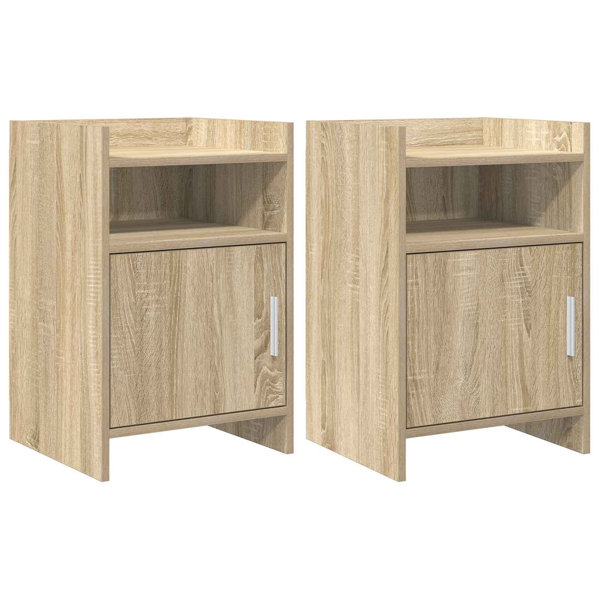 Noční Stolky 2 Pcs Dub Sonoma 40 X 36 X 60 Cm Kompozitní Dřevo