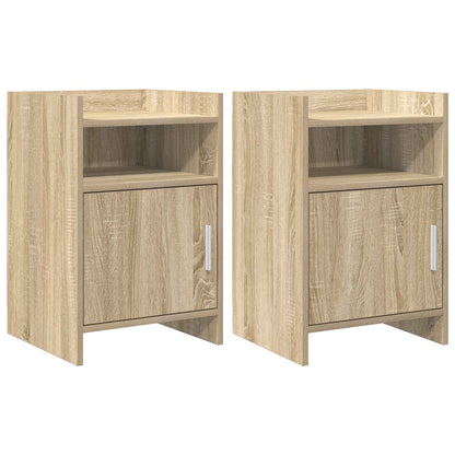 Noční Stolky 2 Pcs Dub Sonoma 40 X 36 X 60 Cm Kompozitní Dřevo