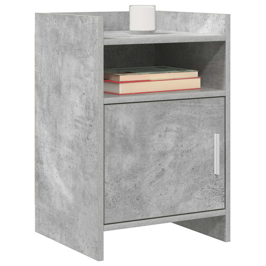 Noční Stolky Betonově Šedá 40 X 36 X 60 Cm Kompozitní Dřevo