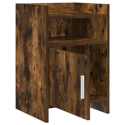 Noční Stolky 2 Pcs Kouřový Dub 40 X 36 X 60 Cm Kompozitní Dřevo