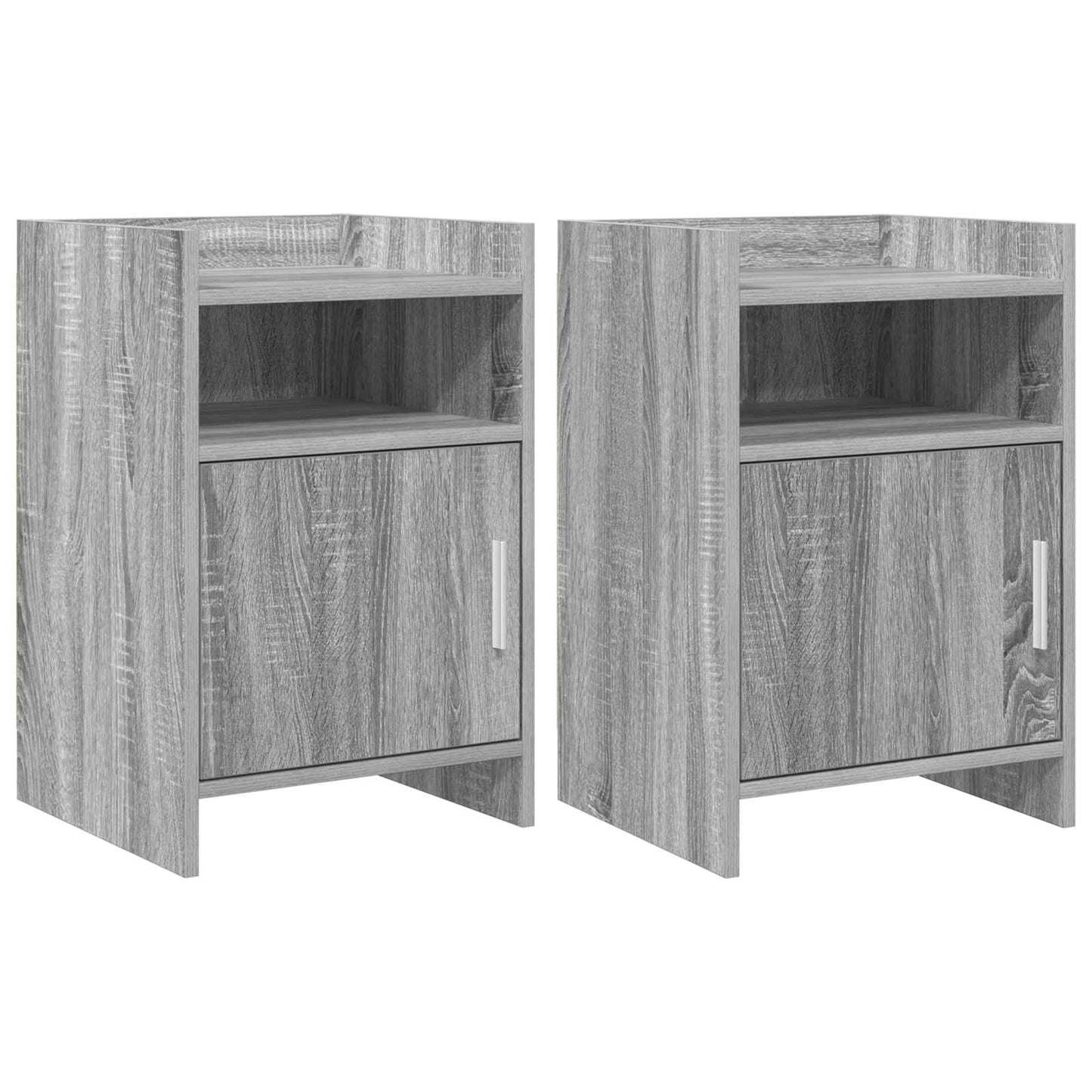 Noční Stolky 2 Pcs Šedý Sonoma 40 X 36 X 60 Cm Kompozitní Dřevo