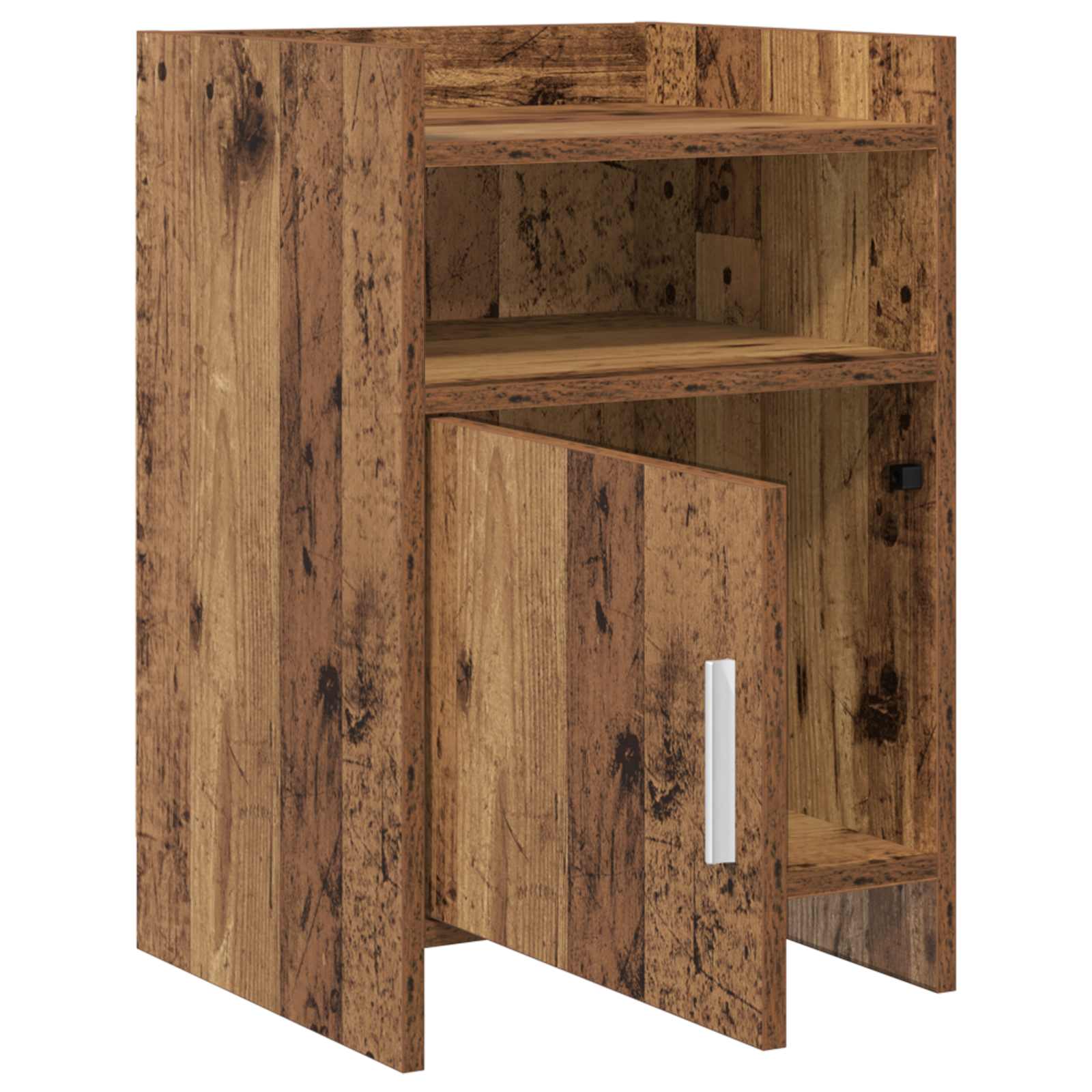 Noční Stolky 2 Pcs Staré Dřevo 40 X 36 X 60 Cm Kompozitní Dřevo