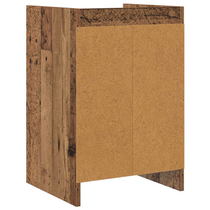 Noční Stolky 2 Pcs Staré Dřevo 40 X 36 X 60 Cm Kompozitní Dřevo
