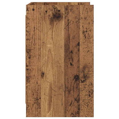 Noční Stolky 2 Pcs Staré Dřevo 40 X 36 X 60 Cm Kompozitní Dřevo