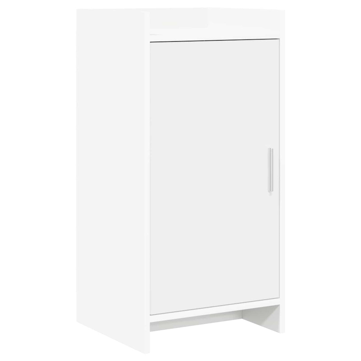 Servírovací Skříň Bílá 40 X 36 X 80 Cm Kompozitní Dřevo