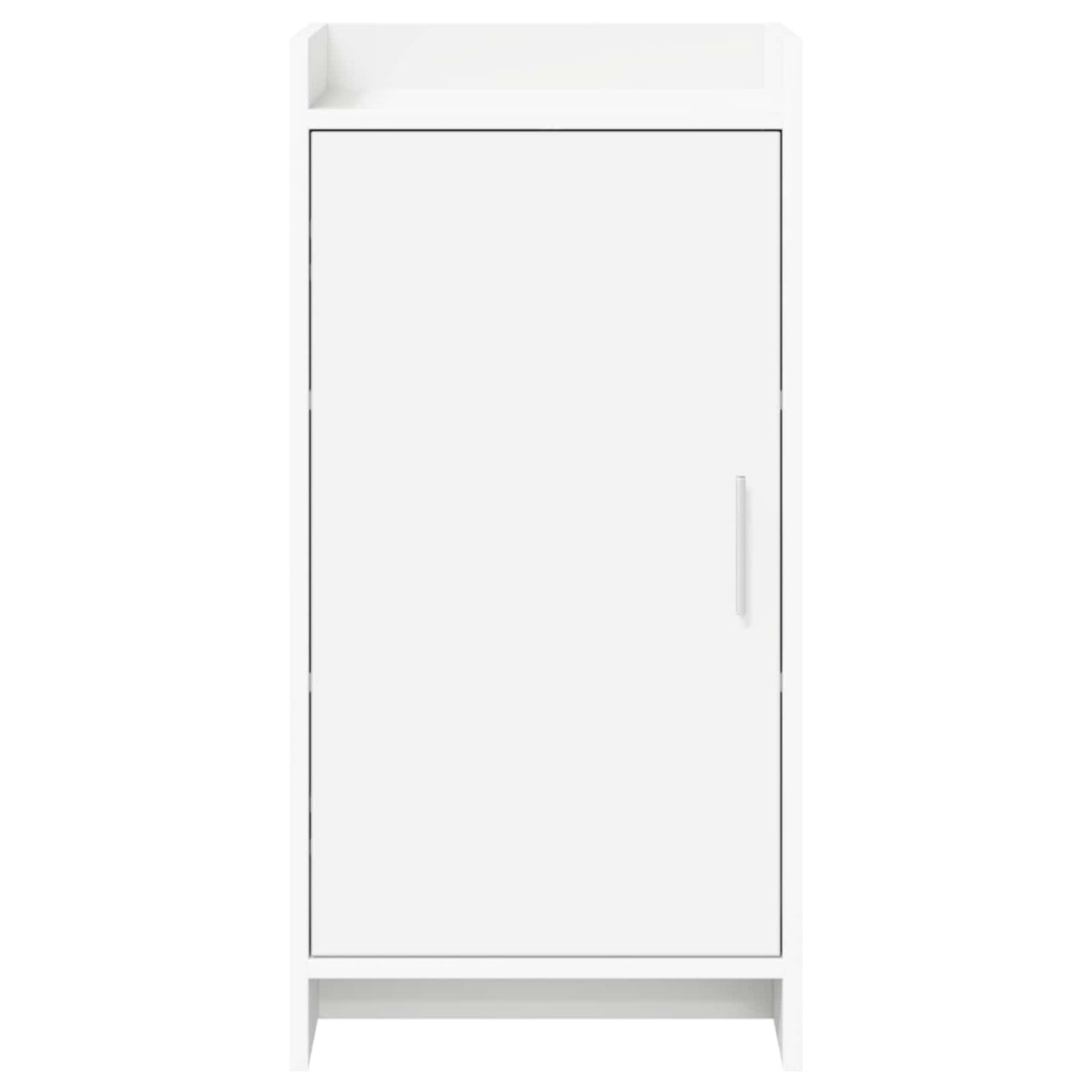 Servírovací Skříň Bílá 40 X 36 X 80 Cm Kompozitní Dřevo