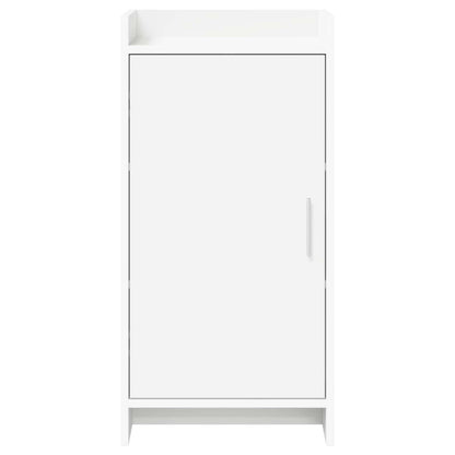 Servírovací Skříň Bílá 40 X 36 X 80 Cm Kompozitní Dřevo