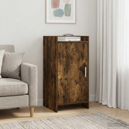 Servírovací Skříň Kouřový Dub 40 X 36 X 80 Cm Kompozitní Dřevo