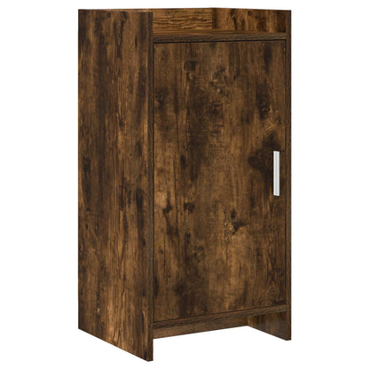 Servírovací Skříň Kouřový Dub 40 X 36 X 80 Cm Kompozitní Dřevo