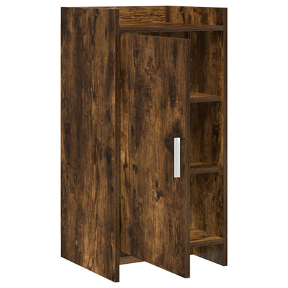 Servírovací Skříň Kouřový Dub 40 X 36 X 80 Cm Kompozitní Dřevo