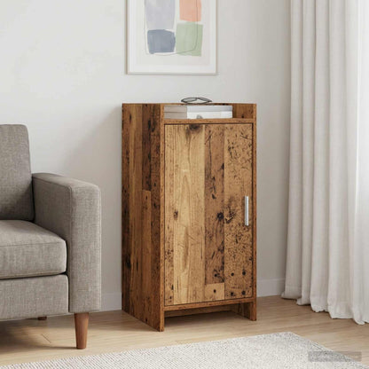 Servírovací Skříň Staré Dřevo 40 X 36 X 80 Cm Kompozitní Dřevo