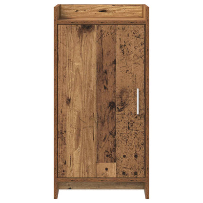 Servírovací Skříň Staré Dřevo 40 X 36 X 80 Cm Kompozitní Dřevo
