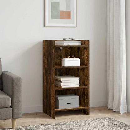 Servírovací Skříň Kouřový Dub 40 X 36 X 80 Cm Kompozitní Dřevo