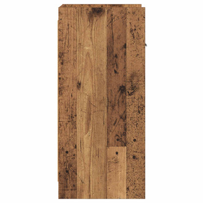 Servírovací Skříň Staré Dřevo 40 X 36 X 80 Cm Kompozitní Dřevo