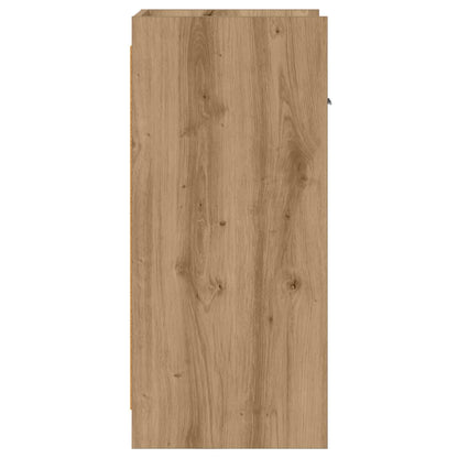 Servírovací Skříň Dub Artisan 40 X 36 X 80 Cm Kompozitní Dřevo