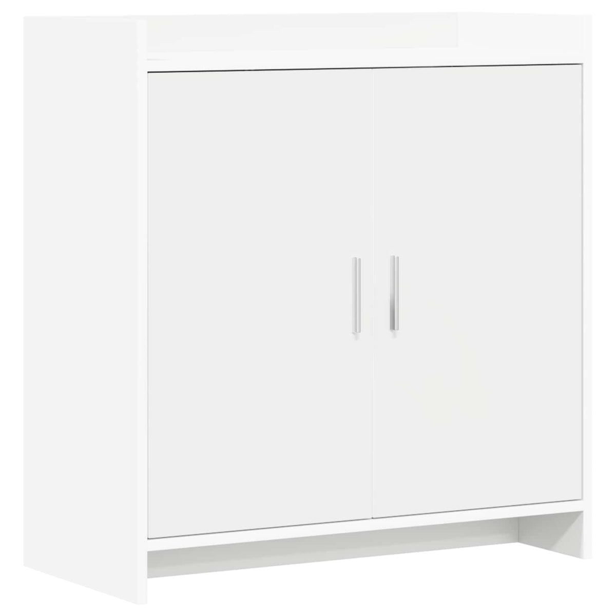 Servírovací Skříň Bílá 72 X 36 X 80 Cm Kompozitní Dřevo