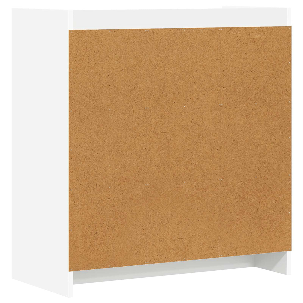Servírovací Skříň Bílá 72 X 36 X 80 Cm Kompozitní Dřevo