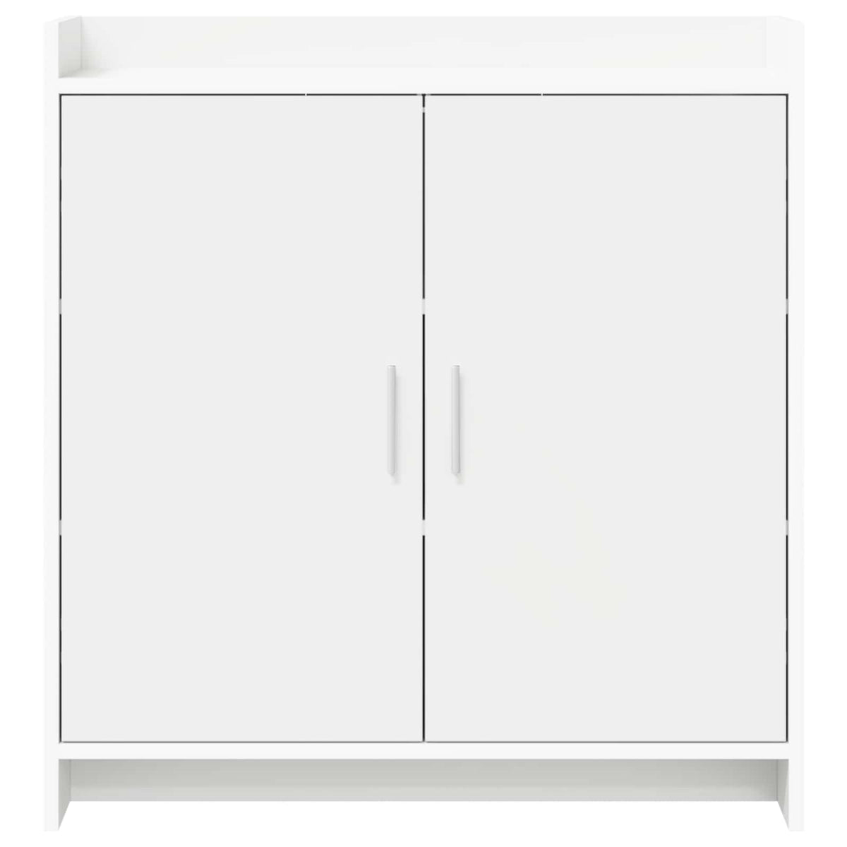 Servírovací Skříň Bílá 72 X 36 X 80 Cm Kompozitní Dřevo