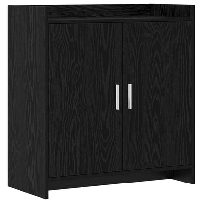 Servírovací Skříň Černý Dub 72 X 36 X 80 Cm Kompozitní Dřevo