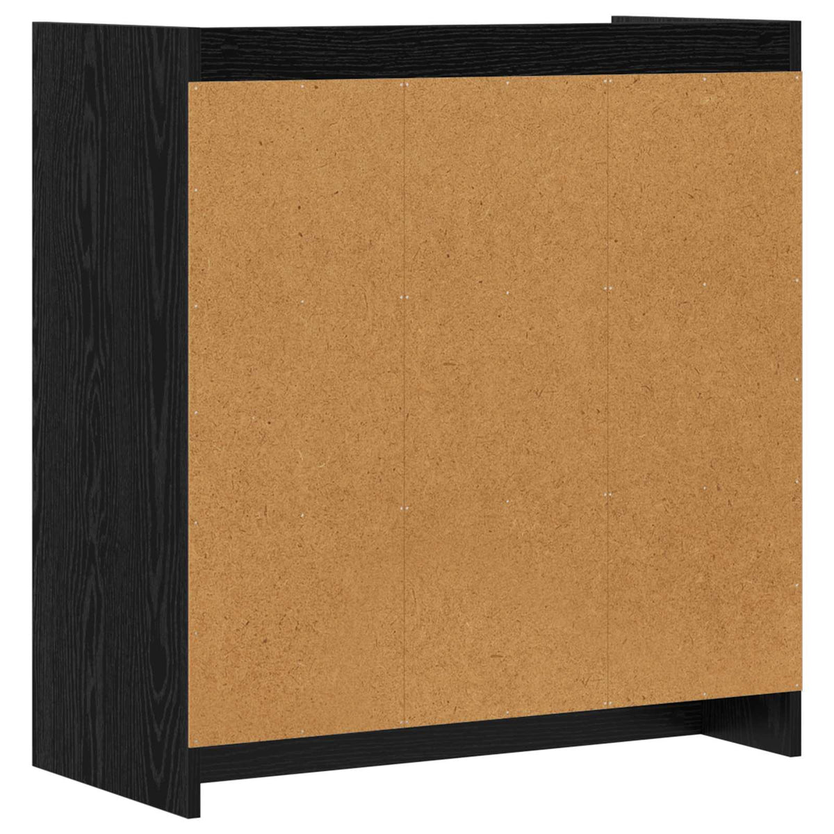 Servírovací Skříň Černý Dub 72 X 36 X 80 Cm Kompozitní Dřevo