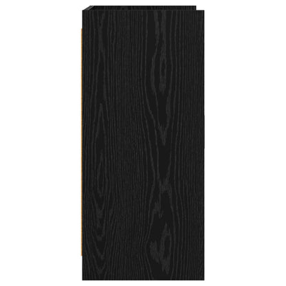 Servírovací Skříň Černý Dub 72 X 36 X 80 Cm Kompozitní Dřevo