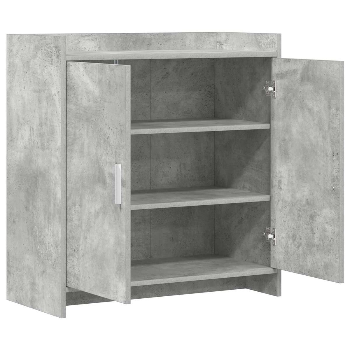 Servírovací Skříň Betonově Šedá 72 X 36 X 80 Cm