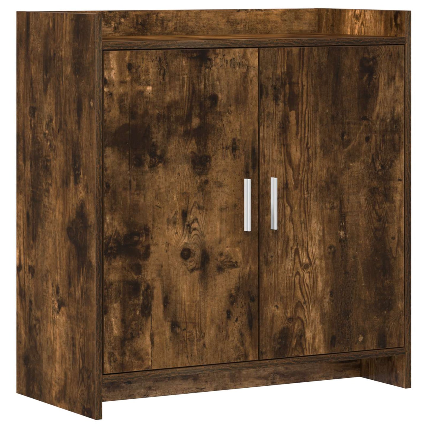 Servírovací Skříň Kouřový Dub 72 X 36 X 80 Cm Kompozitní Dřevo