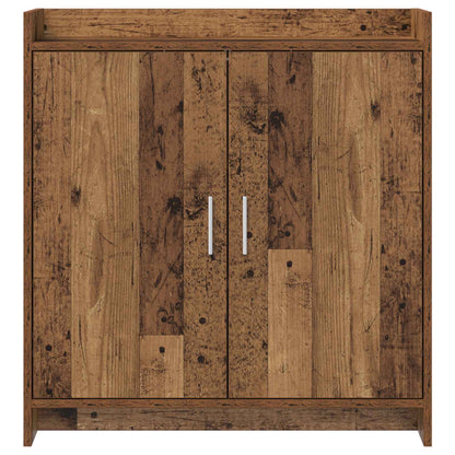 Servírovací Skříň Staré Dřevo 72 X 36 X 80 Cm Kompozitní Dřevo