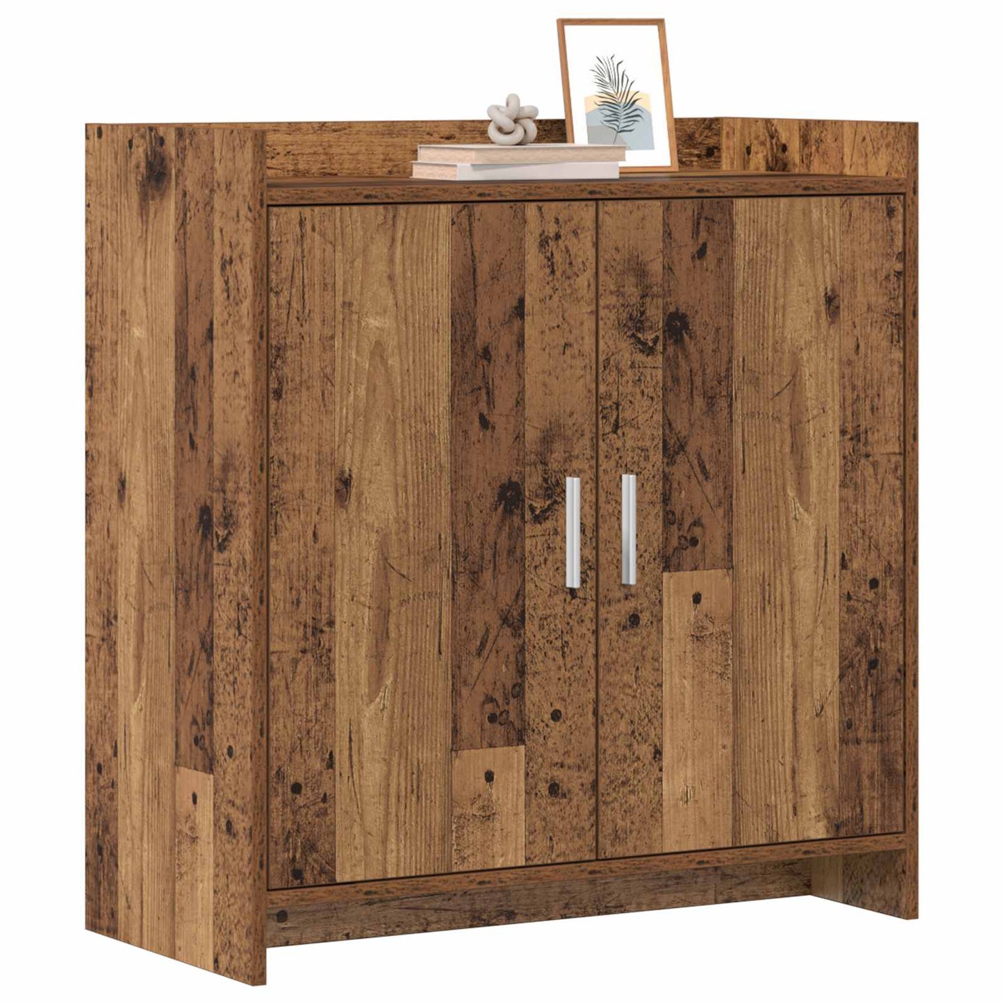 Servírovací Skříň Staré Dřevo 72 X 36 X 80 Cm Kompozitní Dřevo