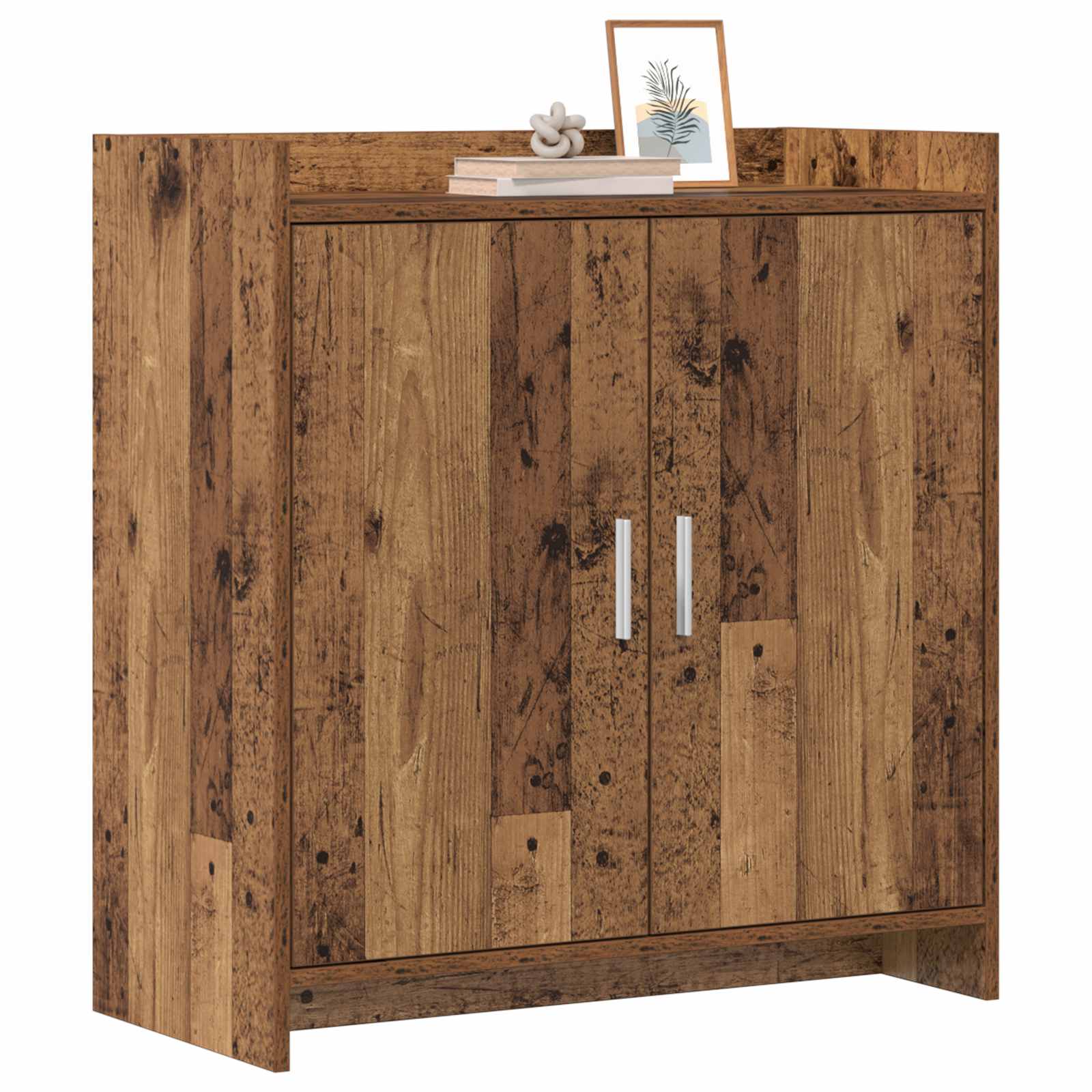 Servírovací Skříň Staré Dřevo 72 X 36 X 80 Cm Kompozitní Dřevo
