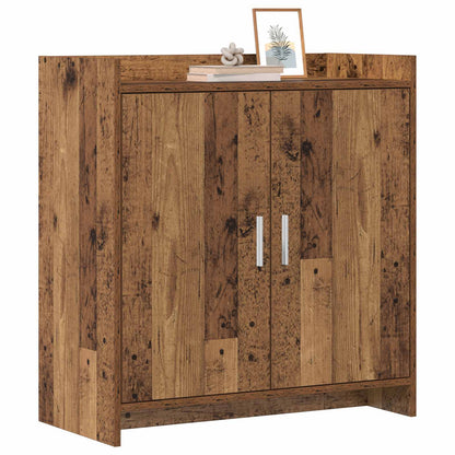 Servírovací Skříň Staré Dřevo 72 X 36 X 80 Cm Kompozitní Dřevo