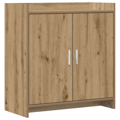 Servírovací Skříň Dub Artisan 72 X 36 X 80 Cm Kompozitní Dřevo