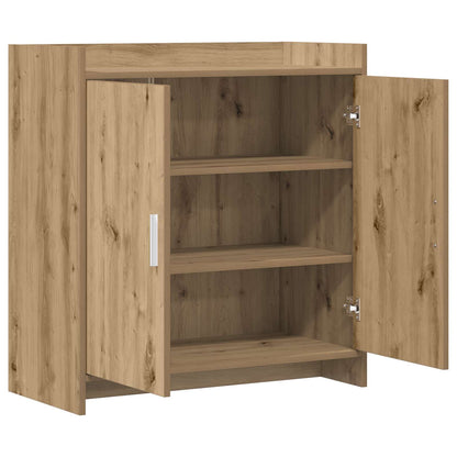 Servírovací Skříň Dub Artisan 72 X 36 X 80 Cm Kompozitní Dřevo